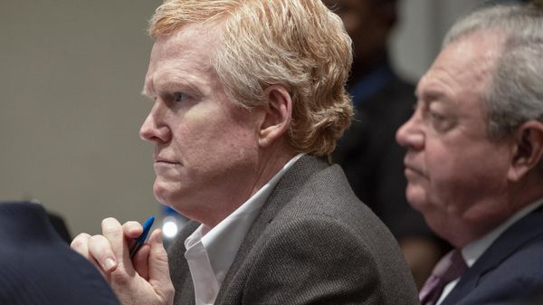 Alex Murdaugh listens to the jury charges during his double murder trial at the Colleton County Courthouse on Thursday, March 2, 2023, in Walterboro, S.C. The 54-year-old attorney is standing trial on two counts of murder in the shootings of his wife and son at their Colleton County home and hunting lodge on June 7, 2021. - Sputnik International