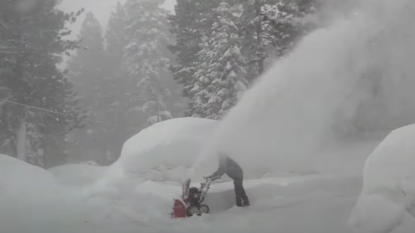 Snowstorm in California - Sputnik International