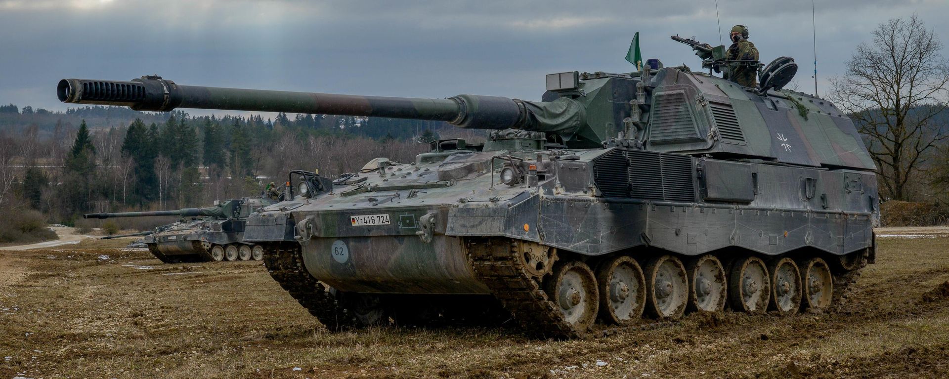 Немецкая самоходная артиллерийская установка PzH 2000 - Sputnik International, 1920, 27.09.2023