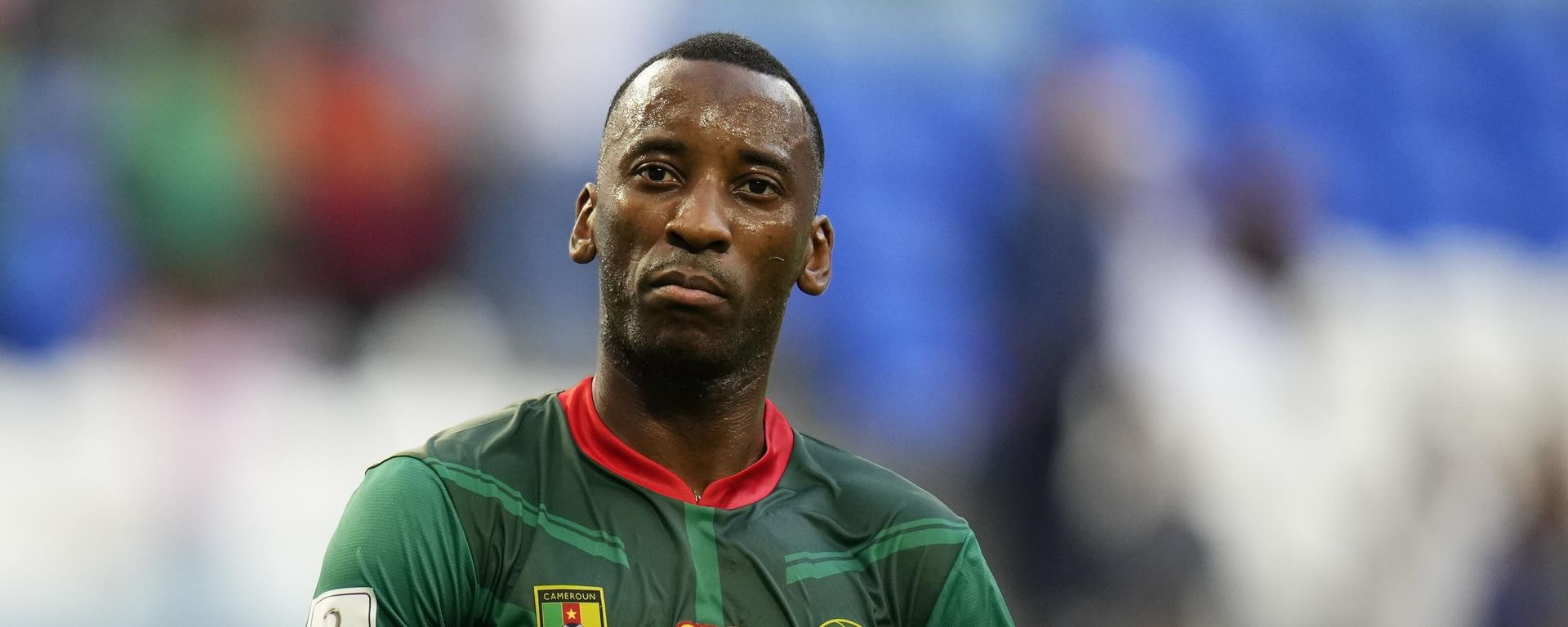 Cameroon's Gael Ondoua leaves the field at the end of the World Cup group G soccer match between Cameroon and Serbia, at the Al Janoub Stadium in Al Wakrah, Qatar, Monday, Nov. 28, 2022 - Sputnik International, 1920, 07.03.2023