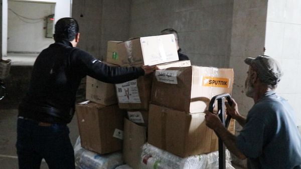 Sputnik delivers humanitarian aid to Syria - Sputnik International