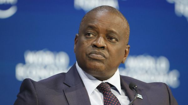Botswana's President Mokgweetsi Eric Keabatswe Masisi tales part in a panel discussion at the World Economic Forum in Davos, Switzerland, Tuesday, Jan. 21, 2020. - Sputnik International