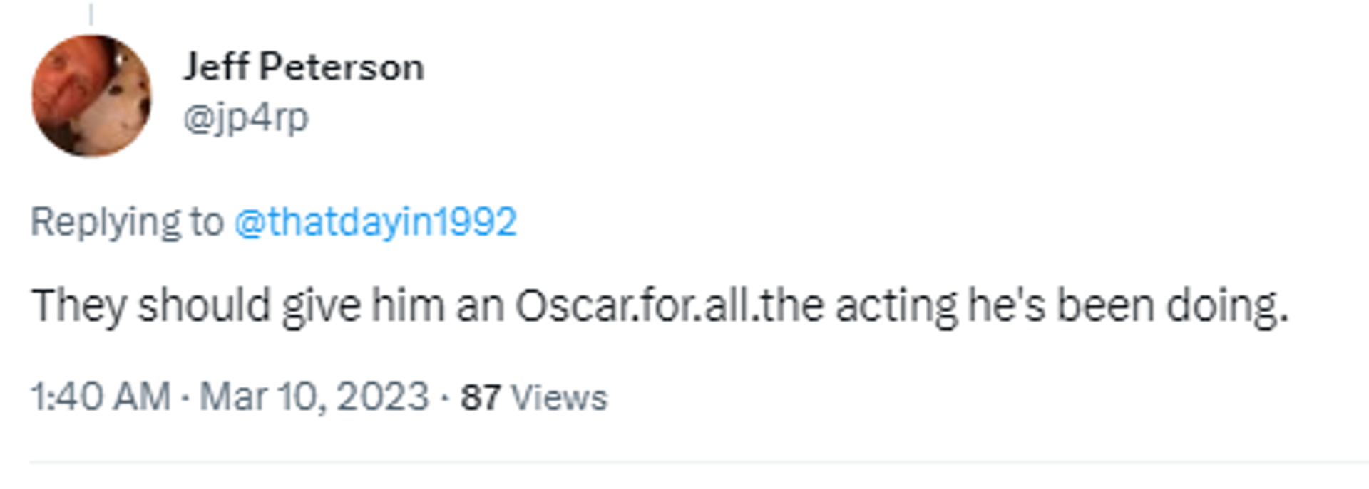 Twitter screenshot. - Sputnik International, 1920, 10.03.2023
