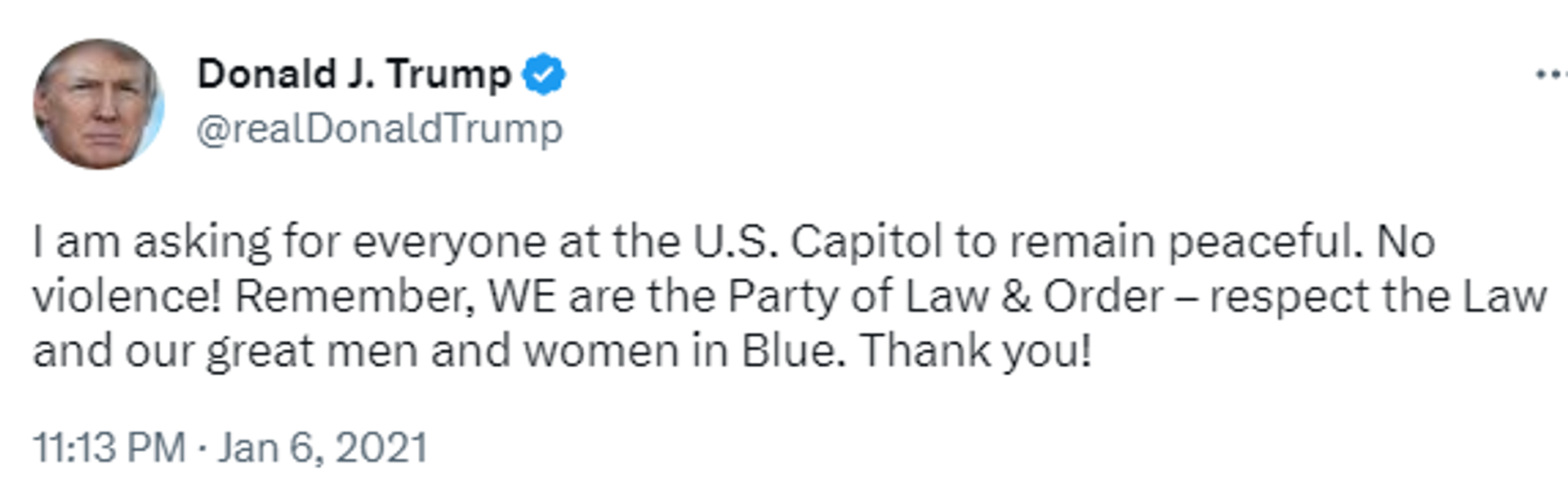 Screenshot of Twitter account of Donald Trump. - Sputnik International, 1920, 10.03.2023