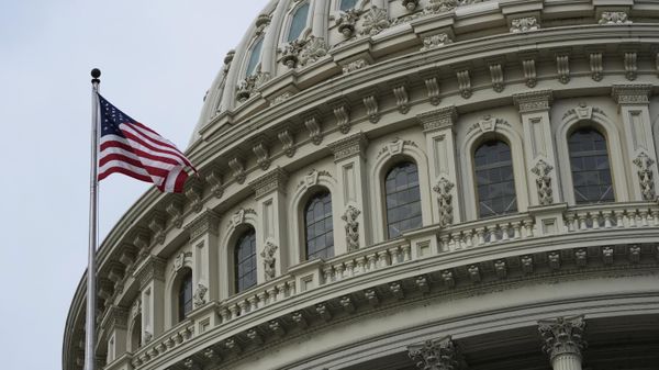 American flag flies on the U.S. Capitol in Washington, Wednesday, Jan. 4, 2023. - Sputnik International