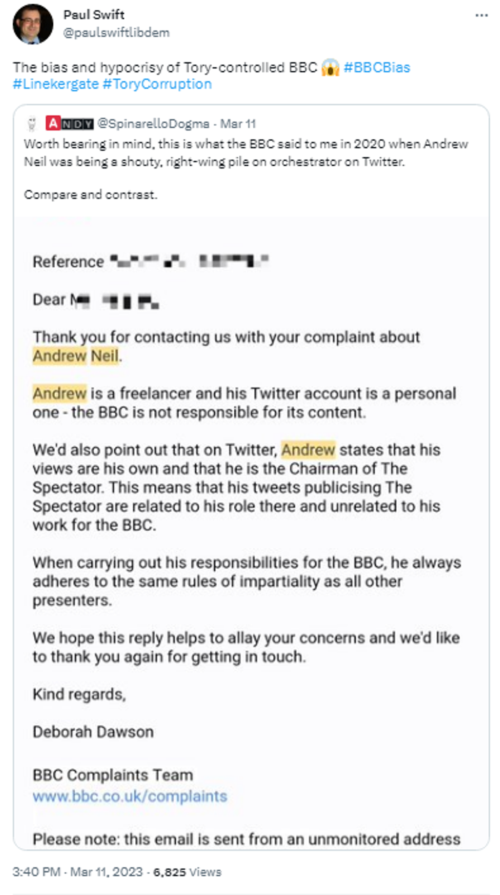 Twitter screenshot. - Sputnik International, 1920, 12.03.2023