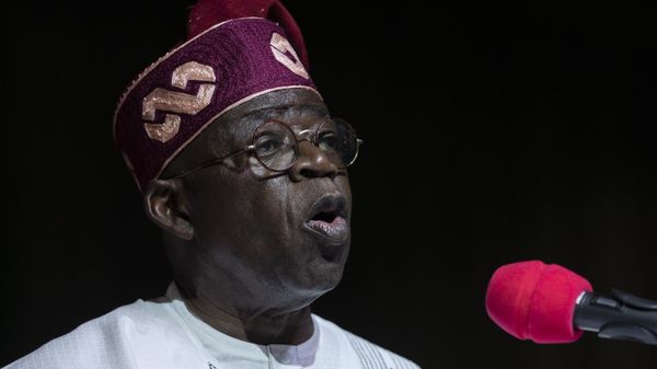 President-Elect Bola Tinubu addresses gathered supporters and the country after receiving his certificate at a ceremony in Abuja, Nigeria Wednesday, March 1, 2023 - Sputnik International