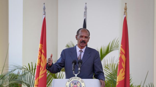 Eritrea's President Isaias Afwerki speaks to the media during a bilateral visit to State House in Nairobi, Kenya Thursday, Feb. 9, 2023 - Sputnik International