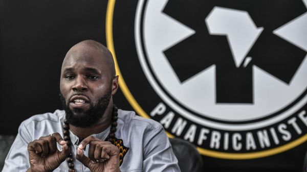 French anti-colonial activist Kemi Seba addresses a press conference on June 26, 2020 in Paris. - Sputnik International