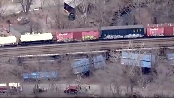 Train derailment in Massachusetts - Sputnik International