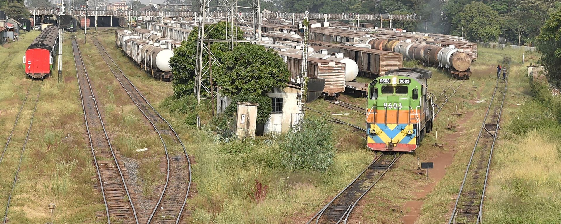 This general view shows the old Kenya Railways exchange terminal the Kenyan capital, Nairobi on January 9, 2018 - Sputnik International, 1920, 27.03.2023