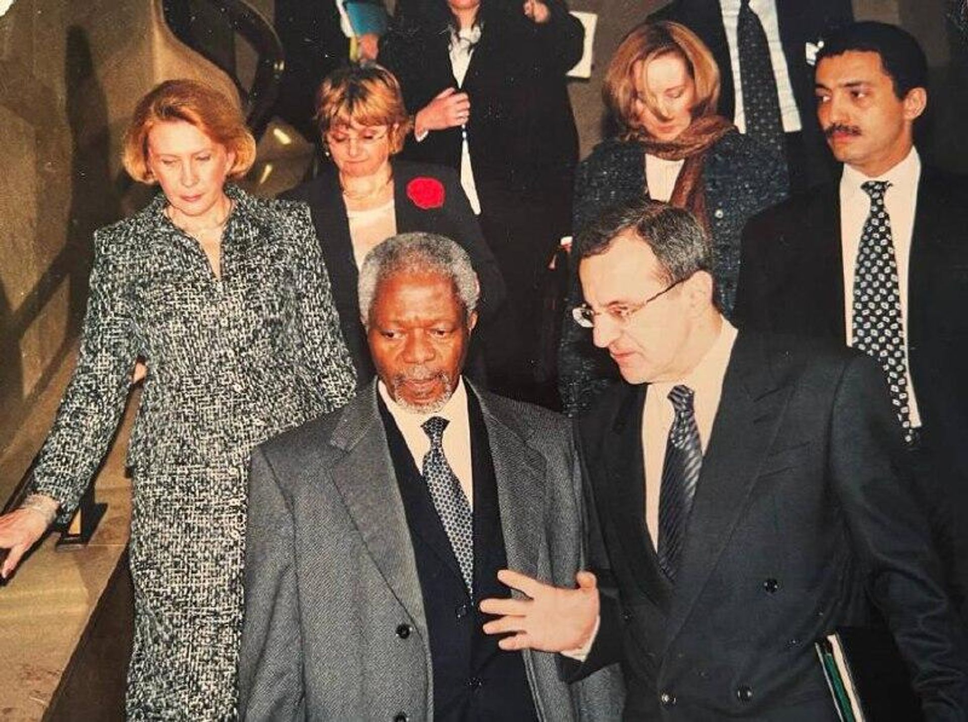 Sergei Ordzhonikidze and Kofi Annan, 7th secretary-general of the United Nations - Sputnik International, 1920, 31.03.2023