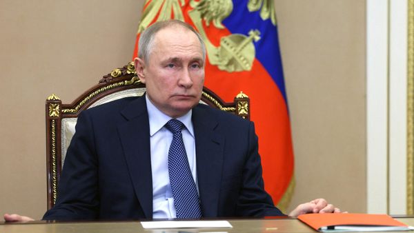 Russian President Vladimir Putin chairs a Security Council meeting via a video link at the Kremlin in Moscow on March 31, 2023 - Sputnik International