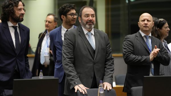 French Health Minister Francois Braun, center, waits for the start of a meeting of EU health ministers at the European Council building in Brussels on Tuesday, March 14, 2023. - Sputnik International