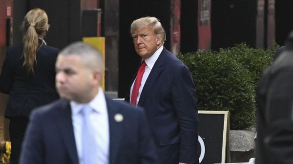 Former US President Donald Trump arrives at Trump Tower in New York on April 3, 2023. - Sputnik International