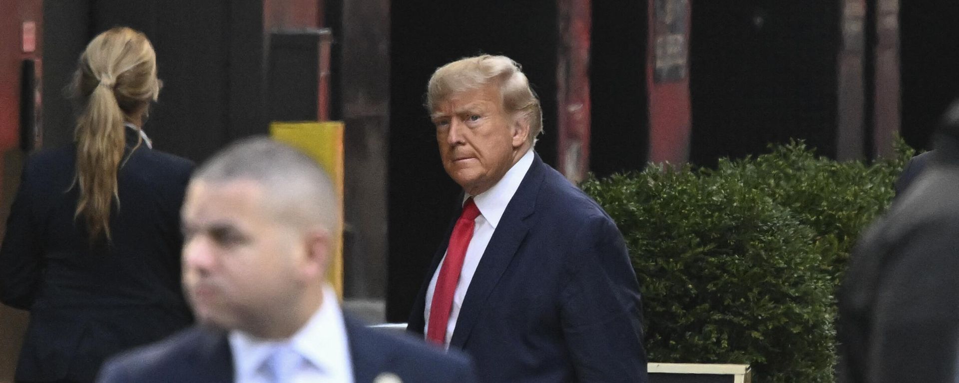 Former US President Donald Trump arrives at Trump Tower in New York on April 3, 2023. - Sputnik International, 1920, 04.04.2023