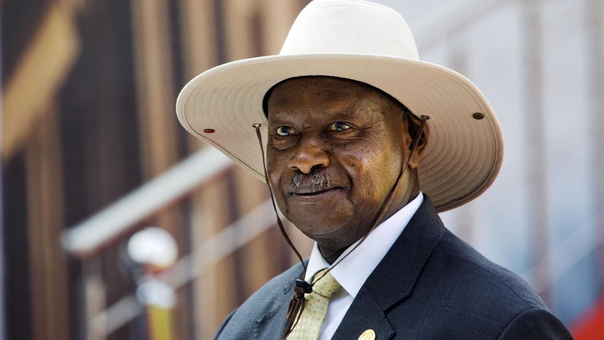 Ugandan President Yoweri Kaguta Museveni arrives for the swearing-in ceremony of Cyril Ramaphosa at Loftus Versfeld stadium in Pretoria, South Africa, Saturday May 25, 2019.  - Sputnik International, 1920, 04.04.2023