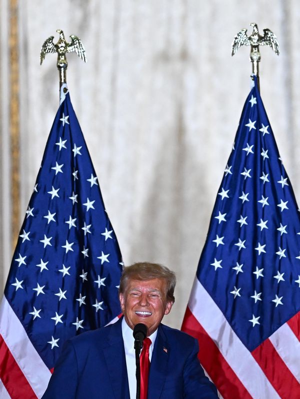 Former US president Donald Trump speaks at his Mar-a-Lago estate in Palm Beach, Florida, during a press conference on 4 April 2023, after his court appearance over an alleged 'hush-money' payment,  - Sputnik International