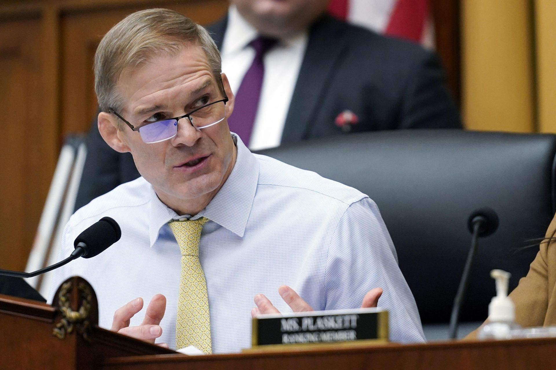 Chairman Jim Jordan, R-Ohio, left, speaks during a House Judiciary subcommittee hearing on Capitol Hill, Feb. 9, 2023, in Washington. - Sputnik International, 1920, 04.10.2023