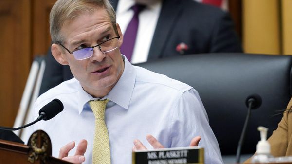 Chairman Jim Jordan, R-Ohio, left, speaks during a House Judiciary subcommittee hearing on Capitol Hill, Feb. 9, 2023, in Washington. - Sputnik International
