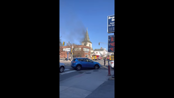 Faith Lutheran Church Fire, Cambridge, MA - Sputnik International