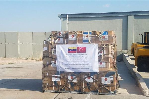 During Venezuela’s recession, Turkiye donated medicine and medical equipment despite the threat of US sanctions, such as this lot which arrived in July 2020. (TIKA - Handout Agencia Anadolu)
During Venezuela’s recession, Turkiye donated medicine and medical equipment despite the threat of US sanctions, such as this lot which arrived in July 2020. (TIKA - Handout Agencia Anadolu)
- Sputnik International