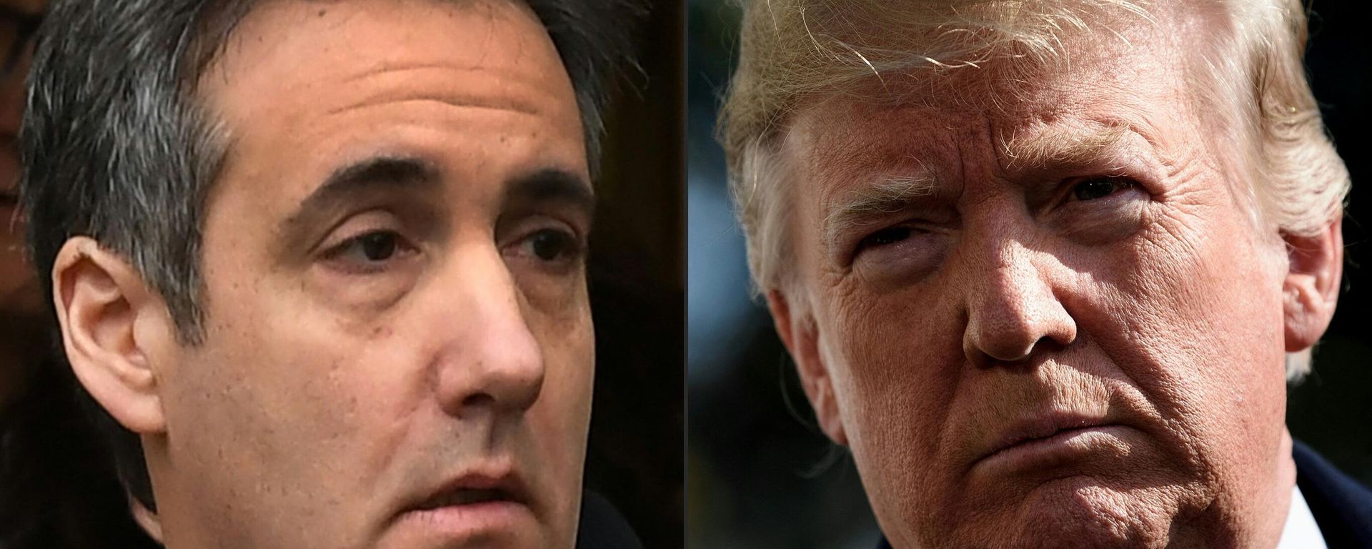 US President Donald Trump’s former attorney Michael Cohen, and US President Donald Trump. - Sputnik International, 1920, 13.04.2023