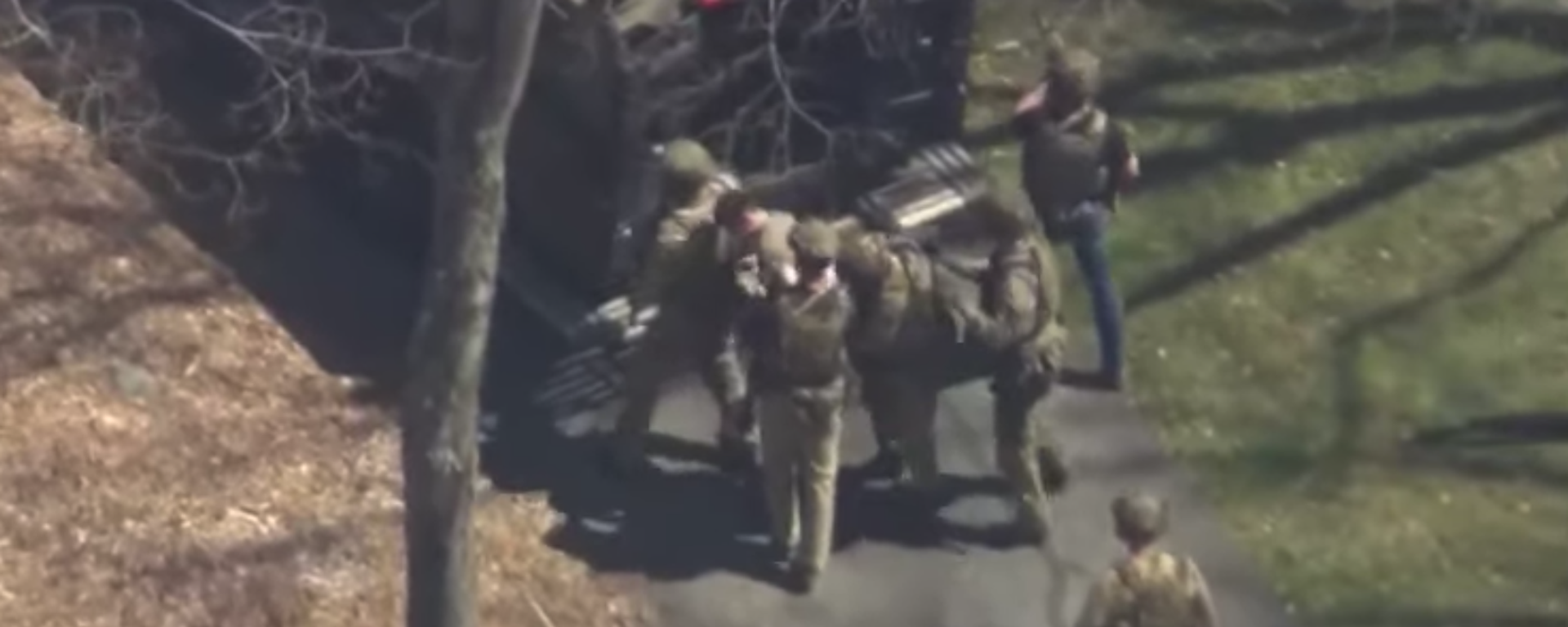 Image captures the arrest on April 13, 2023, by FBI officials of Jack Teixeira for the alleged unauthorized removal, retention and transmission of classified US defense information. - Sputnik International, 1920, 14.04.2023