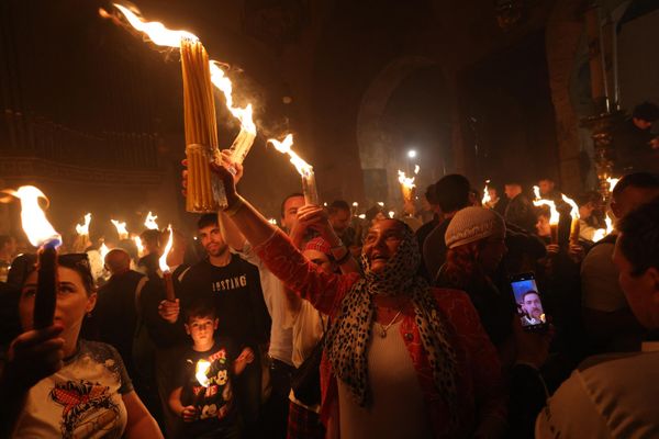 The historian Eusebius was first to mention the Holy Fire miracle in his work Life of Constantine, where he described an interesting incident in Jerusalem on Easter noon. According to the book, the clergy ran out of oil to fill the lamps and the fire was an important part of the celebration of the resurrection of Jesus Christ. - Sputnik International