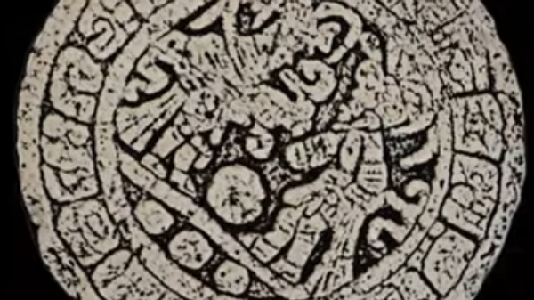 Ancient Mayan Stone Tablet (Mexico's National Institute of Anthropology video screenshot) - Sputnik International