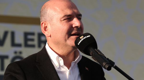 Turkish Minister of Interior Suleyman Soylu delivers a speech. File photo. - Sputnik International