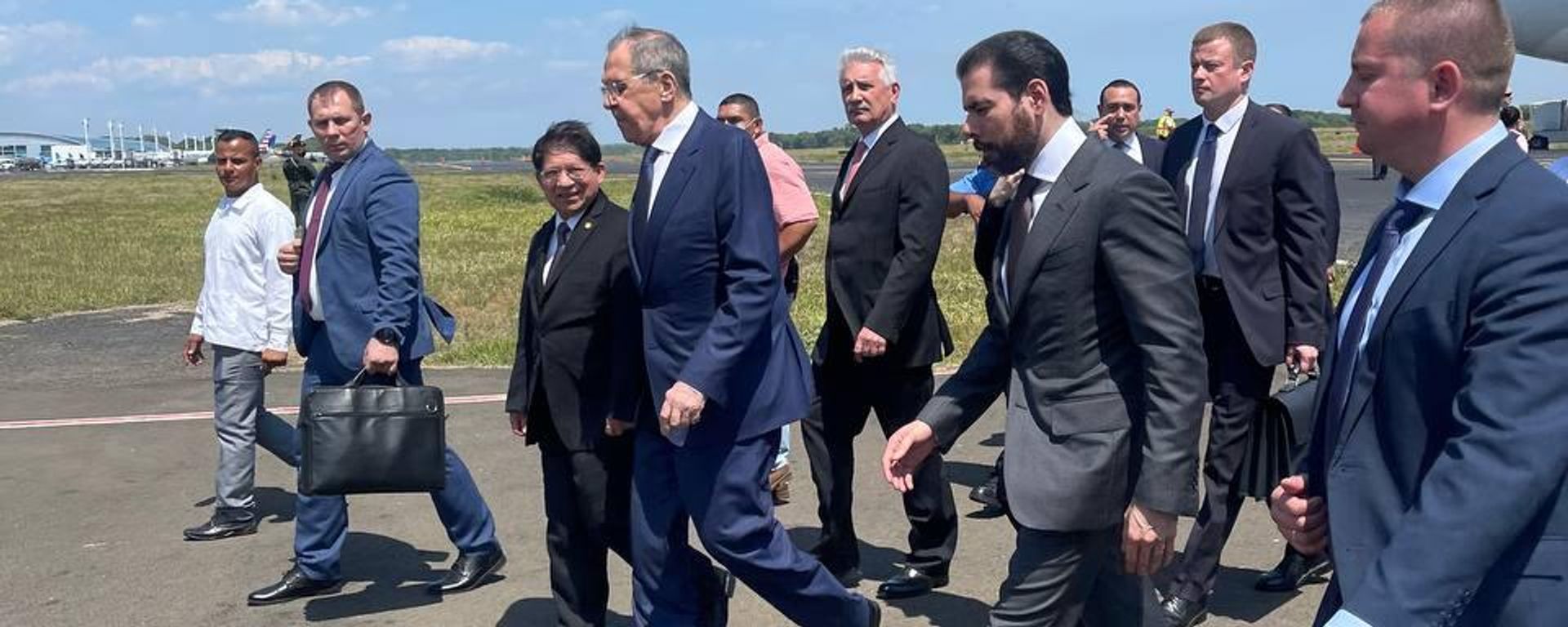 Sergey Lavrov arrives in Nicaragua - Sputnik International, 1920, 20.04.2023
