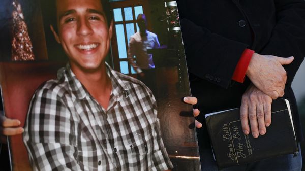 FILE - Joel Paez, father of Manuel Esteban Paez Terán, holds a bible during a news conference, Monday, March 13, 2023, in Decatur, Ga. Georgia authorities allege that in January 2023, state troopers fatally shot an environmental protester who had fired at authorities after a trooper shot pepper balls into the protester’s tent, according to incident reports obtained Friday, March 23, by the Atlanta Journal-Constitution. Paez Terán was killed in DeKalb County's South River Forest as officers tried to clear activists who were camping near the site of a planned police and training center that protesters call “Cop City.” - Sputnik International