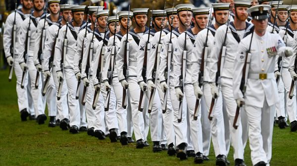 Members of Australia's Federation Guard take part in the opening ceremony of the Royal Easter Show in Sydney on April 9, 2022 - Sputnik International