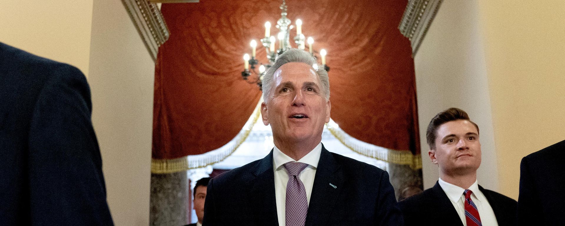 US House Speaker Kevin McCarthy (R-CA) speaks to reporters on Capitol Hill in Washington, DC, on April 19, 2023.  - Sputnik International, 1920, 02.05.2023