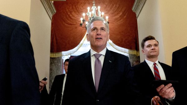 US House Speaker Kevin McCarthy (R-CA) speaks to reporters on Capitol Hill in Washington, DC, on April 19, 2023.  - Sputnik International