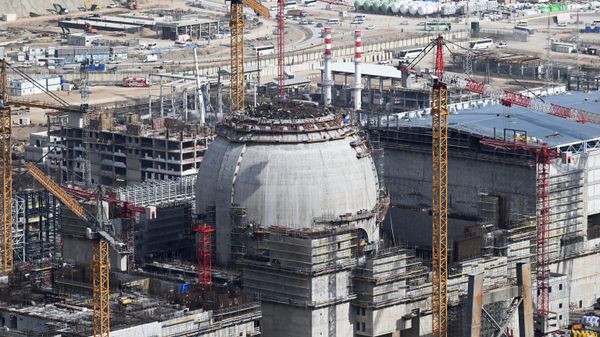 Unit 1 of the Akkuyu nuclear power plant under construction in Gulnar, Turkey - Sputnik International