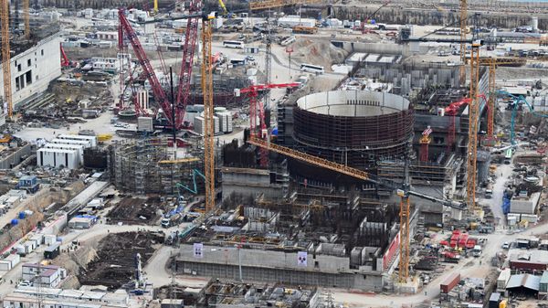 Construction of the Akkuyu nuclear power plant in Gulnar, Turkey - Sputnik International