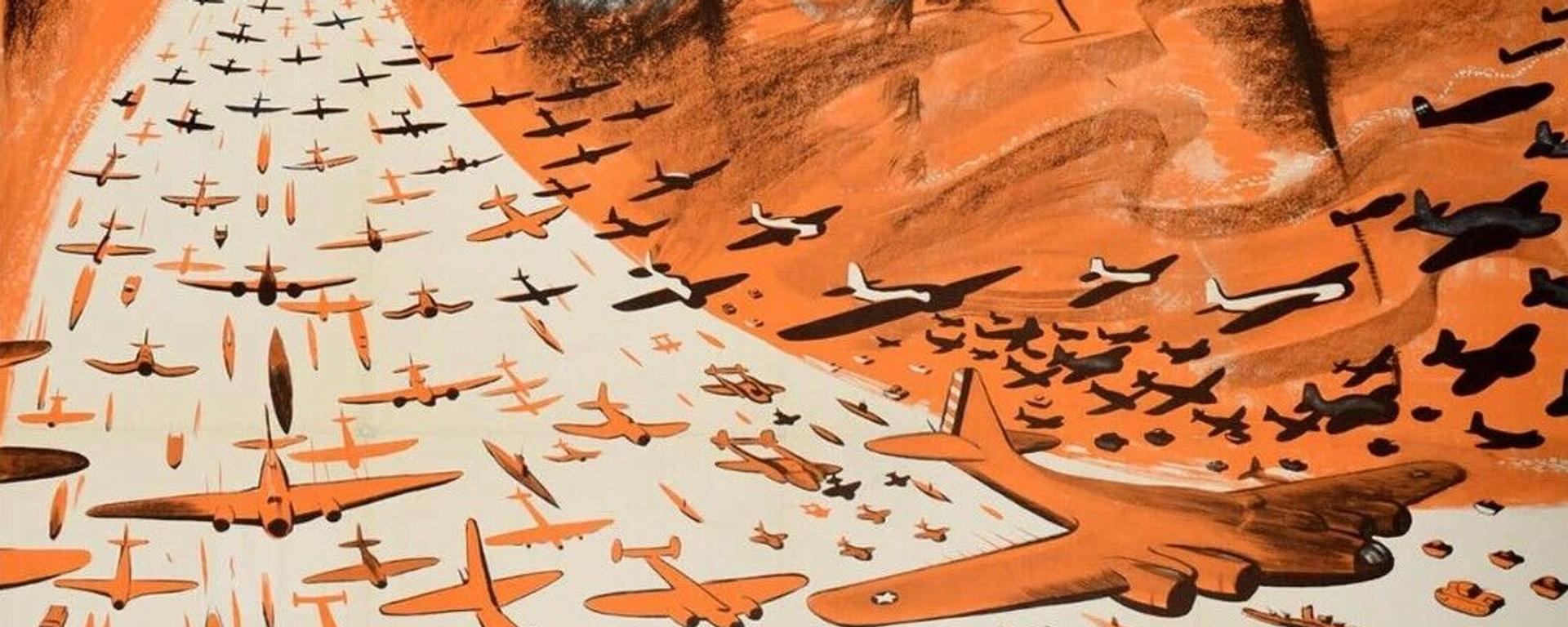 Excerpt from 1940s propaganda poster by the US War Production Board. Excerpt from 1940s propaganda poster by the US War Production Board. - Sputnik International, 1920, 27.04.2023