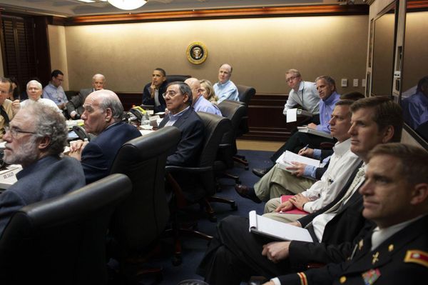 President Obama and His National Security Team in a Conference Area of the Situation Room President Obama and His National Security Team in a Conference Area of the Situation Room - Sputnik International