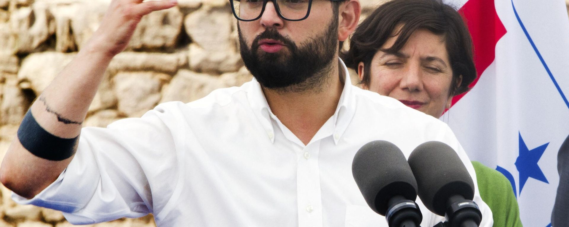 Chile's President Gabriel Boric speaks during an event to present the National Lithium Strategy in Antofagasta, Chile, on April 21, 2023. - Sputnik International, 1920, 29.04.2023
