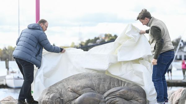 Statue of Freya the walrus - Sputnik International