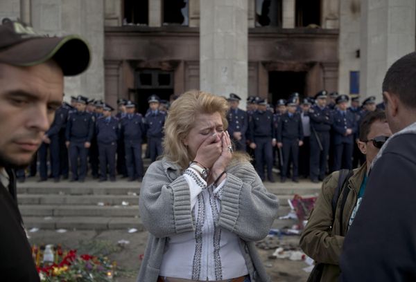 The next day, Odessa woke up to horror. Citizens were appalled by the atrocities committed by pro-Kiev elements.   - Sputnik International