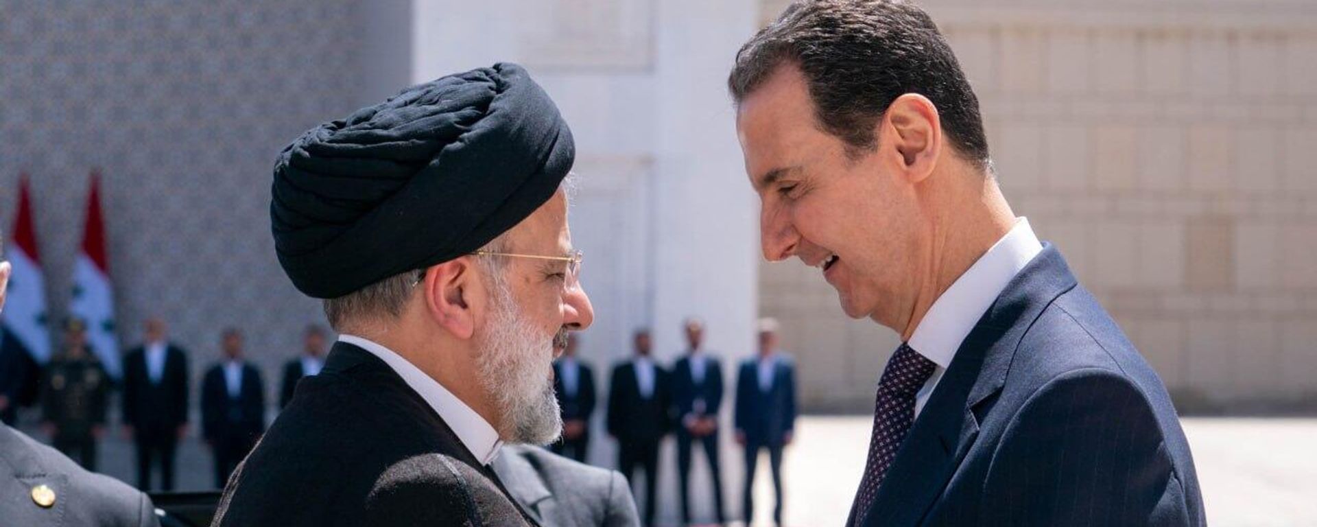 Bashar al-Assad and Ebrahim Raisi Bashar al-Assad and Ebrahim Raisi - Sputnik International, 1920, 03.05.2023