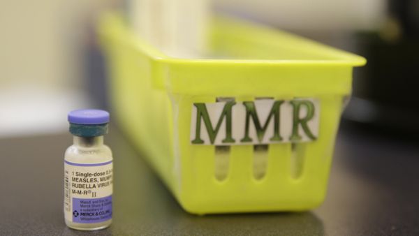 FILE - This Feb. 6, 2015, file photo shows a measles, mumps and rubella vaccine on a countertop at a pediatrics clinic in Greenbrae, Calif. The U.S. has counted more measles cases in the first two months of this year than in all of 2017 _ and part of the rising threat is misinformation that makes some parents balk at a crucial vaccine, federal health officials told Congress Wednesday, Feb. 27, 2019 . - Sputnik International