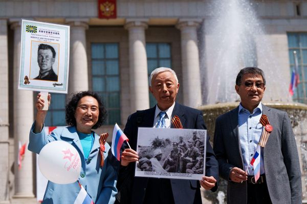 The Chinese "Immortal Regiment" event was attend by 700 people - both Russian and Chinese.  - Sputnik International
