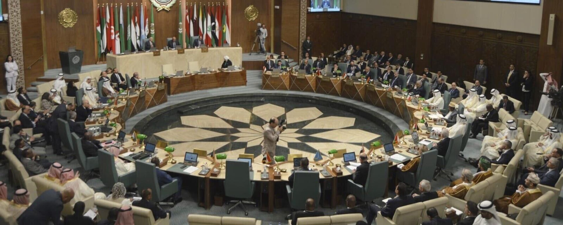 Delegates and foreign ministers of member states convene at the Arab League headquarters in Cairo, Egypt, Sunday, May 7, 2023 - Sputnik International, 1920, 09.05.2023