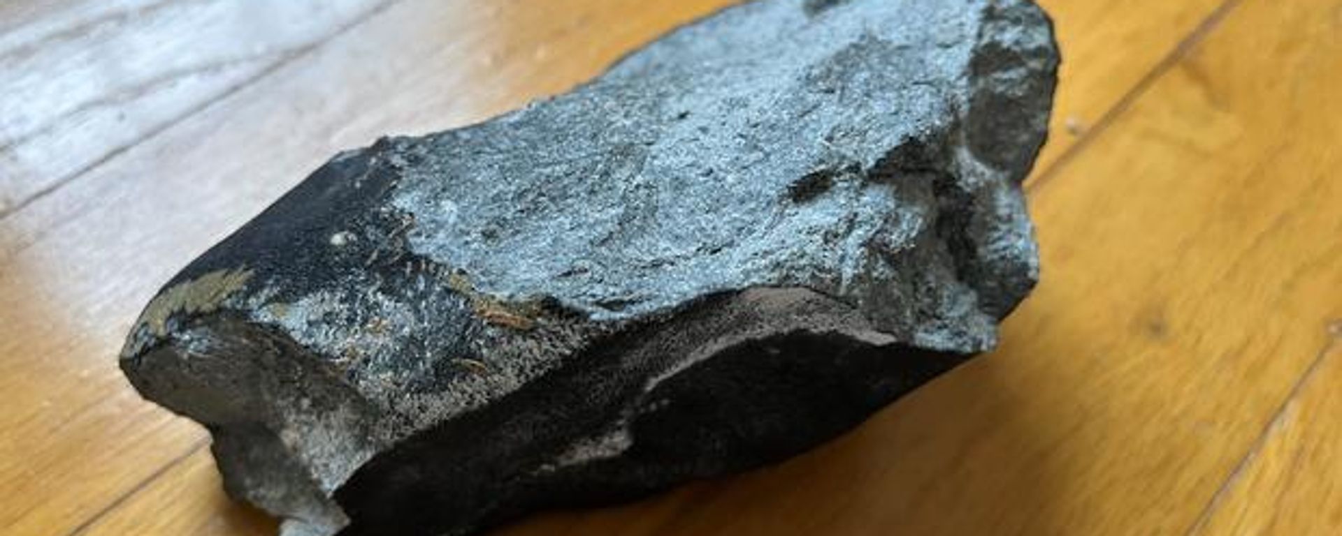 Photo of a meteorite that could be as old as the solar system and hit a house in New Jersey. - Sputnik International, 1920, 10.05.2023