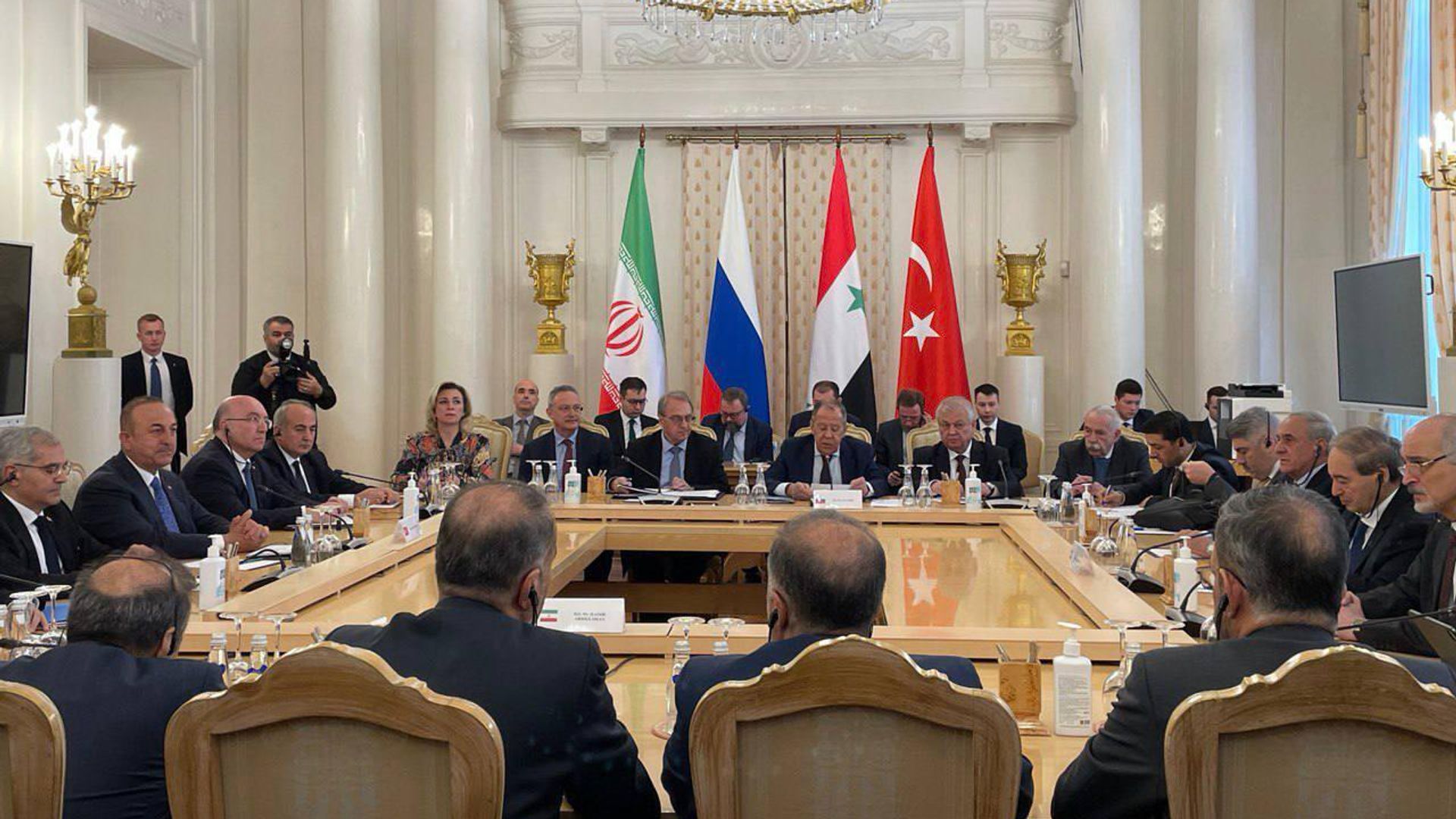 Lavrov Meets With Iranian, Turkish, Syrian Counterparts in Moscow Lavrov Meets With Iranian, Turkish, Syrian Counterparts in Moscow - Sputnik International, 1920, 10.05.2023