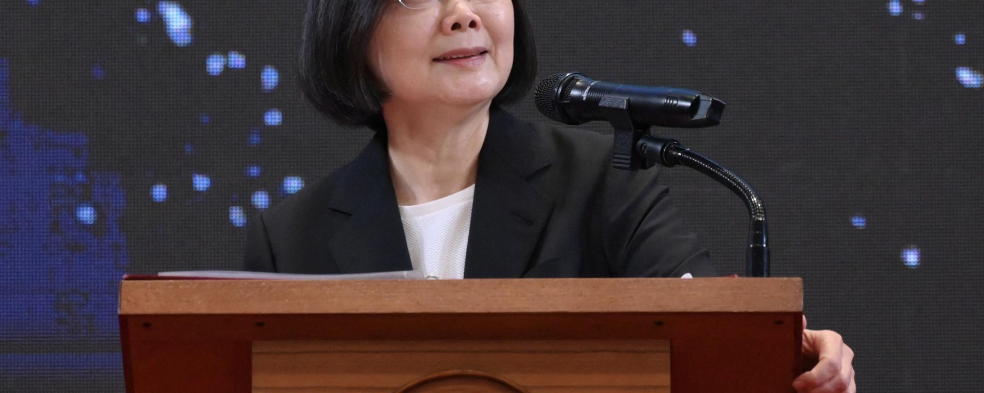 Taiwan's President Tsai Ing-wen speaks during a press conference on the seventh anniversary of her tenure, at the Presidential Office in Taipei on May 20, 2023. - Sputnik International, 1920, 20.05.2023
